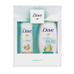 Cadou DOVE WOMEN PEAR&ALOE (Gel de Dus 250ml +Deo 150ml)