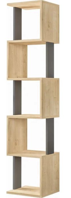 cumpără Raft de birou Trendy Piri, Stejar Sonoma, Antracit 35x161x30cm, raft de carti în Chișinău 
