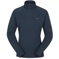 cumpără Îmbrăcăminte sport Rab Tricou dame Sonic LS Zip Tempest Blue 12 (QBL-04-TMB-12) în Chișinău 