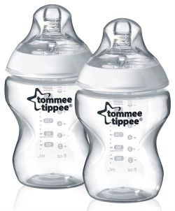 Бутылочки пластиковые Tommee Tippee 2 шт  (0+ мес) 260 мл