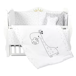 cumpără Lenjerie de pat pentru copii PernaMea Set lenjerie 8 piese Lovely Giraffe (PM.100262/17) în Chișinău 