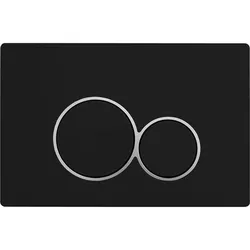 купить Кнопка смыва Nomi 097-E пластик черный мат в Кишинёве 