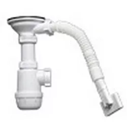 купить Сифон для кухонной мойки Aniplast 19028 Sifon ANI Grot 3 1/2"x40, cu preaplin (А0145) в Кишинёве 