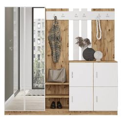 cumpără Mobilă pentru antreu Trendy DD9-AW, 187x180x37cm (GTR001401) în Chișinău 