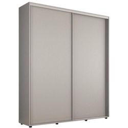 cumpără Dulap Mobildor-Lux Compact uși glisante PAL fără ornament (230x45x220H cm) Grey în Chișinău 