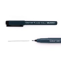 Капиллярная ручка Малевичъ Graf'Art, пуля SS