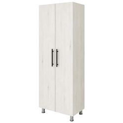купить Шкаф Mashtab S12519 Tores cu rafturi (800x500x2000) Stejar Alb в Кишинёве 