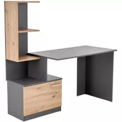 купить Офисный стол Halmar 92700533 MISO (antracite) в Кишинёве 