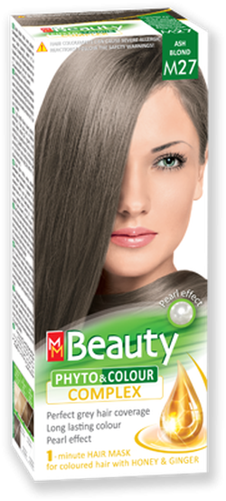 Краска для волос, SOLVEX MM Beauty, 125 мл., M27 - Русый пепельный