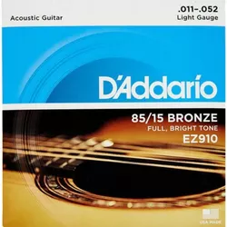 купить Аксессуар для музыкальных инструментов D’Addario EZ910 corzi chitara acustica в Кишинёве 