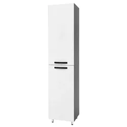 купить Шкаф-пенал Mashtab 10833 Agat 350x350x1900 Antracit Alb в Кишинёве 