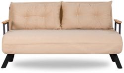 купить Диван Trendy Sando Crem, 78x78x133cm (2 locuri) в Кишинёве 