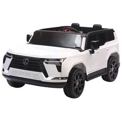 cumpără Mașină electrică pentru copii Richi (21237) Lexus GX550 alba (JMB01) în Chișinău 