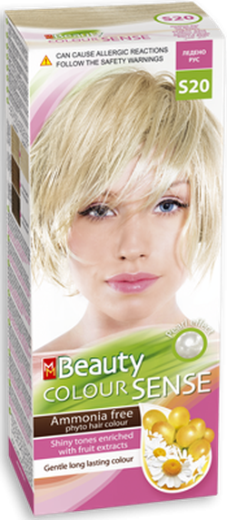Краска для волос, SOLVEX MM Beauty Sense, 125 мл., S20 - Ледяной блонд