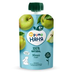 Пюре ФрутоНяня из яблок, 90 гр.