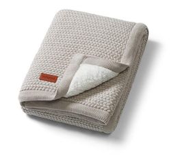 cumpără Lenjerie de pat pentru copii BabyOno 1658 Patura de bumbac cu captuseala din fleece Grey în Chișinău 