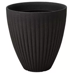 cumpără Decor pentru grădină ProGarden 17000 Вазон для цветов пластик Лотос D40cm, H42cm, черный în Chișinău 