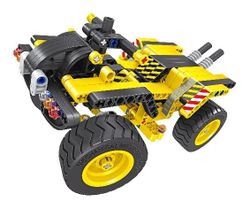 6804, XTech Bricks: 2in1, Construction Timber Crab & Dune Buggy, 301 pcs