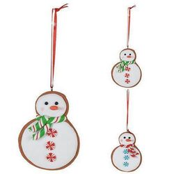 купить Новогодний декор Promstore 34414 Украшение елочное Снеговик 10cm в Кишинёве 