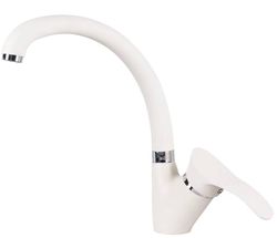 cumpără Bateria bucătărie Sandy 49014 Ergo pipa F alb mat în Chișinău 