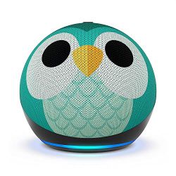 Amazon Echo Dot (5th Gen) Kids Owl, Smart speaker with Alexa