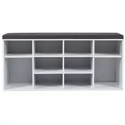 cumpără Raft pentru încălțăminte Costway HW63680WH (White/Gray) în Chișinău 