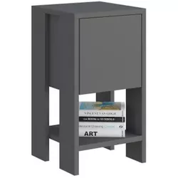 cumpără Noptieră Trendy Ema Antracit, Antracit, 30x55x30cm (GTR001505) în Chișinău 
