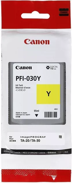 cumpără Cartuș imprimantă Canon PFI-030 Yellow în Chișinău 