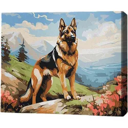 купить Картина по номерам BrushMe MG0022FC 40х50cm (fără cutie) Păzitorul culmilor в Кишинёве 