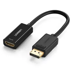 купить Переходник для IT Ugreen 40363 Adapter DP-M to HDMI-F 4K@60Hz with Audio 0.25M MM137, Black в Кишинёве 