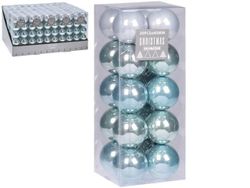 Набор шаров 20X40mm "Whisper Blue" в коробке, пластик