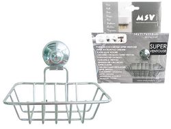 Мыльница MSV настенная 14X11.7cm, присоска Super Ventosas, х