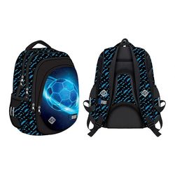 купить Детский рюкзак St.RIGHT 57785 Ghiozdan scolar 32x21x43cm, Cosmic Soccer в Кишинёве 