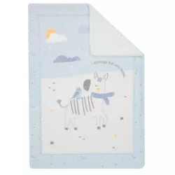 купить Комплект подушек и одеял Kikka Boo 31103020153 Paturica super moale Sherpa Stripy Friends, 80/110cm в Кишинёве 
