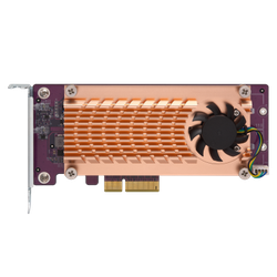 QNAP Dual M.2 PCIe SSD expansion card "QM2-2P-244A", PCIe Gen2x4