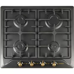 купить Встраиваемая поверхность газовая Zanetti ECO 1130 Black Retro в Кишинёве 