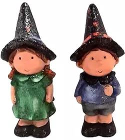 купить Декор Promstore 45094 Фигурка Halloween Мальчик / Девочка 13cm в Кишинёве 