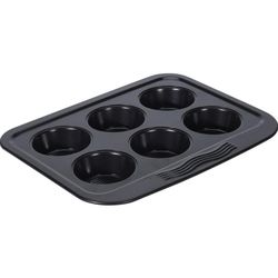 cumpără Formă de copt Cucina 49601 6 cupcakes "Wave" 28X23X3cm, antiaderenta în Chișinău 