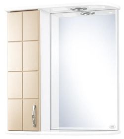 cumpără Oglindă baie Mashtab 6805 Domino 600x200x720 Alb-Bej în Chișinău 