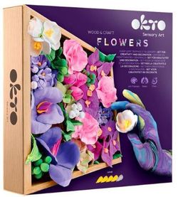 купить Набор для творчества Okto 10013 Set creativ DIY cu plastilină ușoară Flori в Кишинёве 