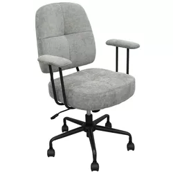 купить Офисное кресло Deco Pablo Grey Black в Кишинёве 