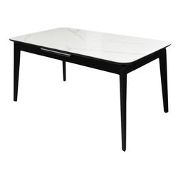 купить Стол Deco Masa Extensibila Ravena 160/200x90x76 Ceramic Snow White в Кишинёве 