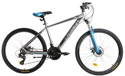 cumpără Bicicletă Crosser SOLO 29" 19 21S Shimano+Logan Hidraulic/29" 075-C-19" Grey/Blue (N1R7) N1R7-R2 în Chișinău 