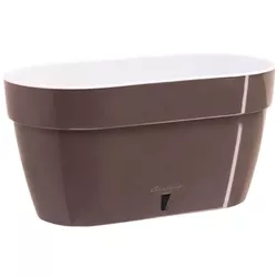 cumpără Ghiveci pentru flori Santino Jardiniera Asti 500 (12L, Sade/Alb) în Chișinău 