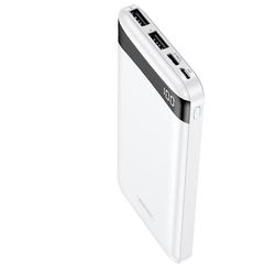 купить Аккумулятор внешний USB (Powerbank) Remax RPP-258 White, 10000mAh в Кишинёве 