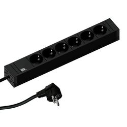 купить Удлинитель электрический BACHMANN 420.0018 CONNECT LINE 6xCEE7 + 2m в Кишинёве 