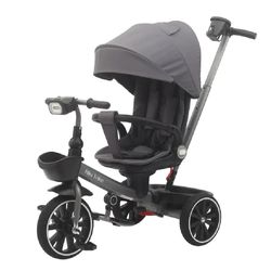 купить Велосипед-коляска Richi (64590) Tricicleta gri pentru copii (JTR189) в Кишинёве 