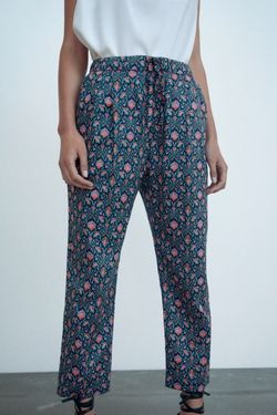 Брюки ZARA Цветной принт 4043/254/400.