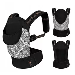 cumpără Marsupiu pentru copii KinderKraft KNHUGG00BLKBI00 Huggy Bizuu lunar black în Chișinău 