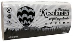 Полотенца бумажные Kohavinka V 1 слой 200